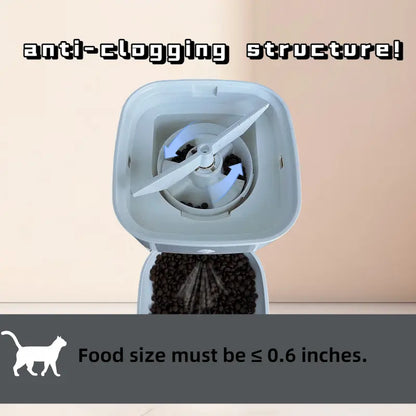 Smart Wifi Pet Feeder with App Control | Programmable for Cats & Dogs